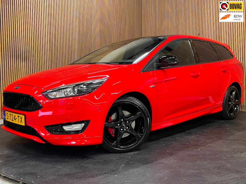 Ford Focus Wagon 1.5 ST-LINE|150 PK|RED & BLACK EDITION|AIRCO|CRUISE CONTROL|KEYLESS GO|PARK-ASSIST|PDC V+A|START/STOP|18'''LMV|