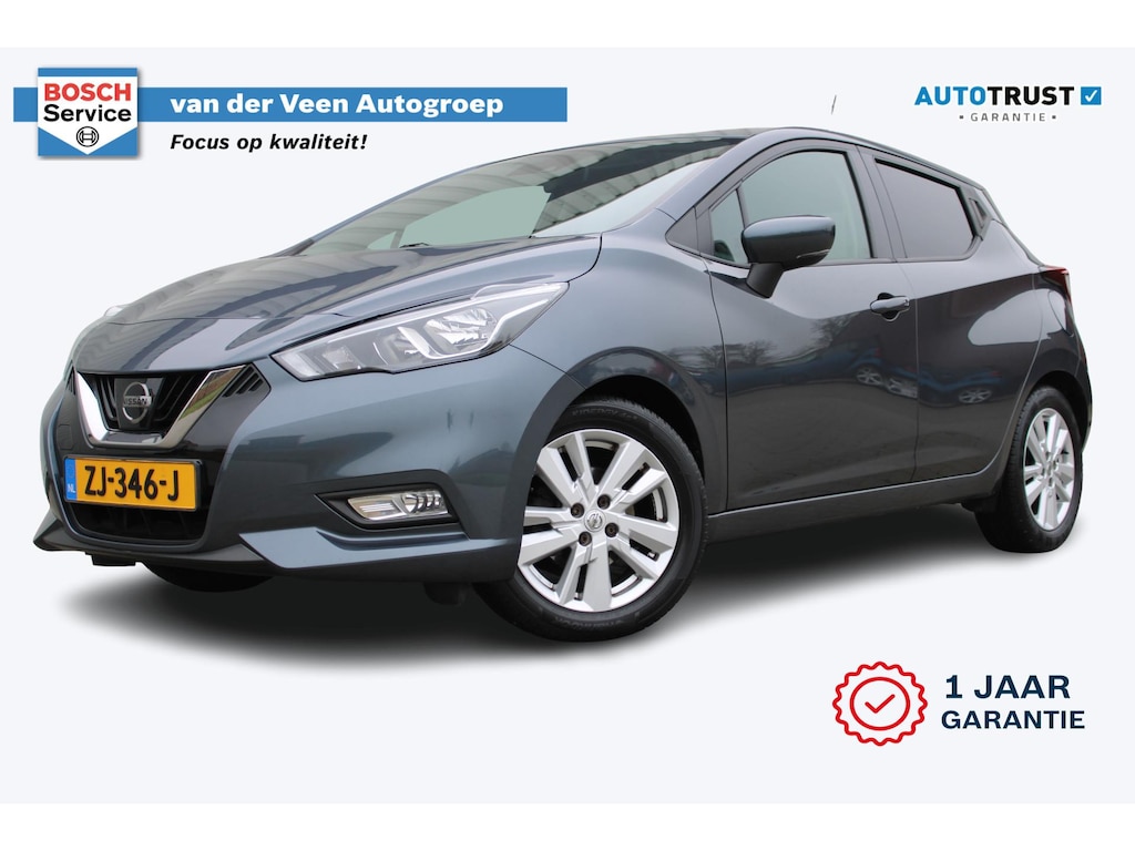 Nissan Micra 0.9 IG-T N-Connecta | Incl. 12 maanden garantie | Cruise control | Climate control | Stoelverwarming | Bluetooth | Navigatie | DAB radio | Keyless entry |