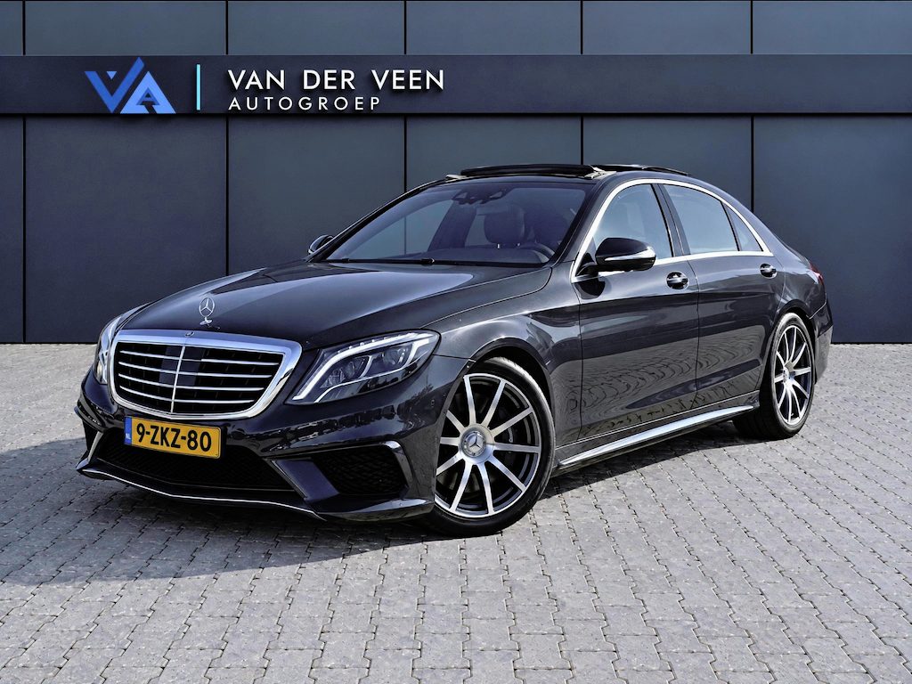 Mercedes-Benz S-klasse AMG 63 4Matic Lang 585PK V8 | Drivers Package | Burmester | Panoramadak | Nachtzicht | Soft-Close | Virtual Cockpit | 360° Camera | Adaptieve cruise | Dodehoek detectie | Massage stoelen | Luchtvering | 100% dealer onderhouden | Stufe 2 |