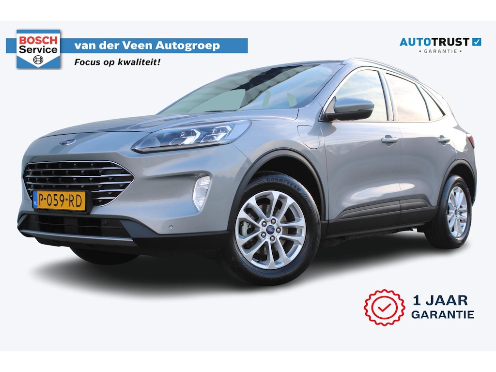 Ford Kuga 2.5 PHEV Titanium X | Incl. 12 maanden garantie | Cruise control | SOH 88% | Trekhaak | Climate control | Stoelverwarming voor + achter | Stuurverwarming | Parkeercamera | Apple carplay/Android auto |