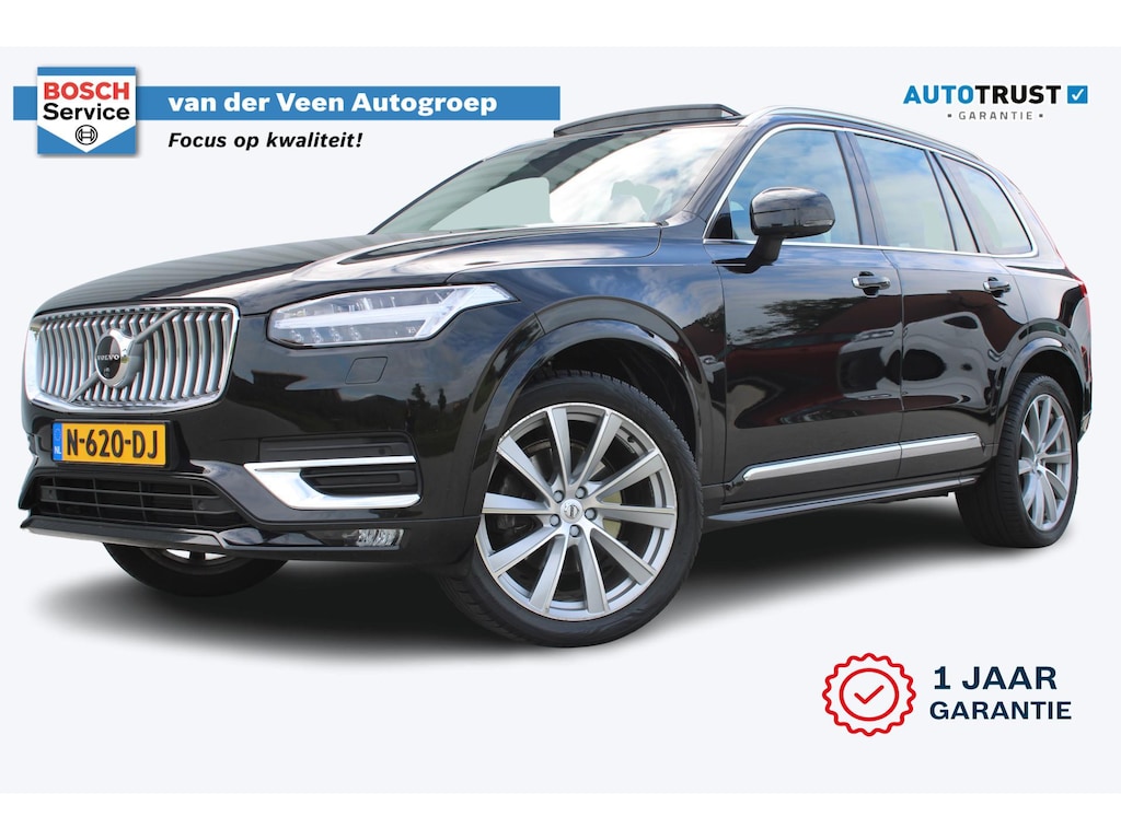 Volvo XC90 2.0 B5 AWD Inscription Intro Edition | Incl. 12 maanden garantie | 7 persoons | Adaptieve cruise control | Pilot assist | Bowers & Wilkins audio | Head-up display | Stoelverwarming/ventilatie | Stuurverwarming | Schuif/kantel dak | Trekhaak |