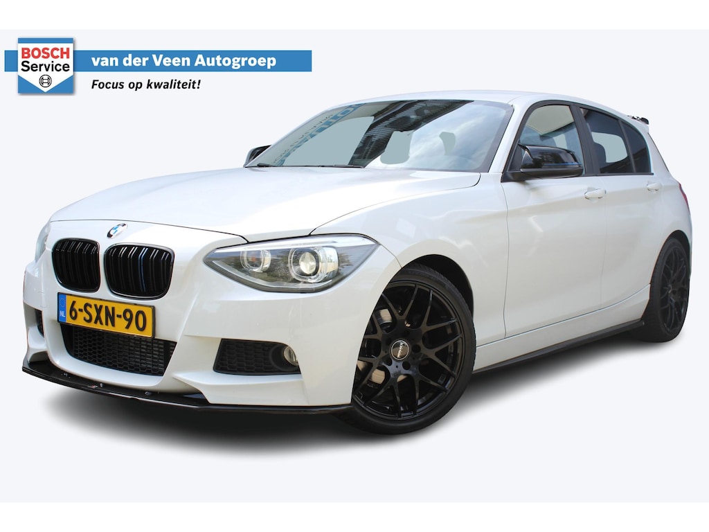 BMW 1-Serie 114i EDE Executive | Cruise controle | Parkeersensoren | Keyless start | Climate controle | Apple CarPlay/Android Auto | Angel eye LED Koplampen | 17 Inch Monaco velgen | Getinte ramen | Maxton design spoilers | Navigatie | Origineel NL Auto | NAP |