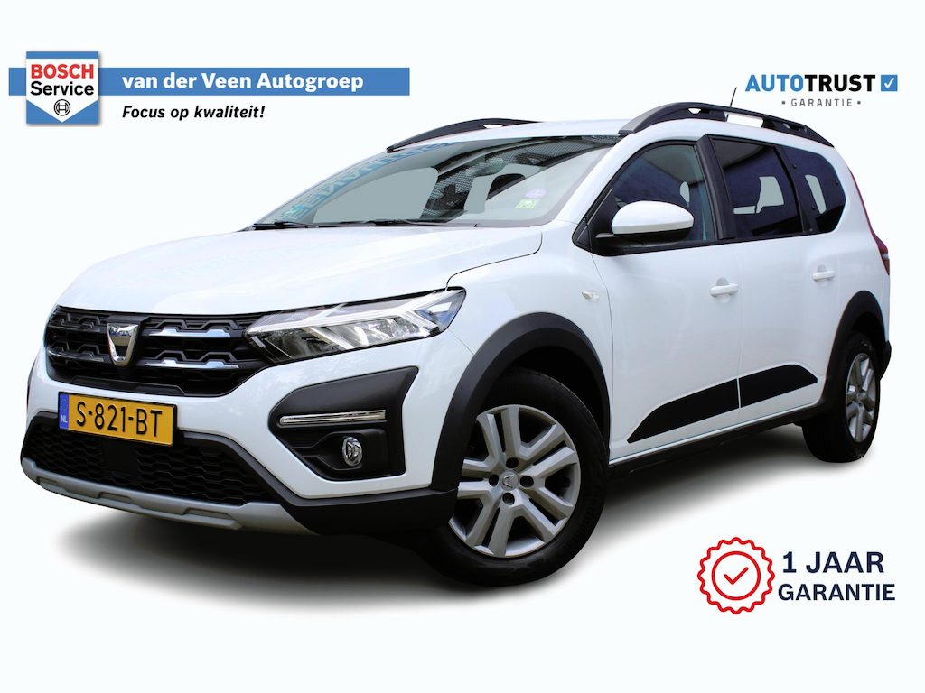 Dacia Jogger 1.0 TCe Comfort 7p. Incl. 12 maanden Garantie | 1e Eigenaar | Parkeersensoren achter | Cruise controle | Airco | Bluetooth | Apple Carplay/Android Auto | Stuur multifunctioneel | Origineel NL Auto | NAP |