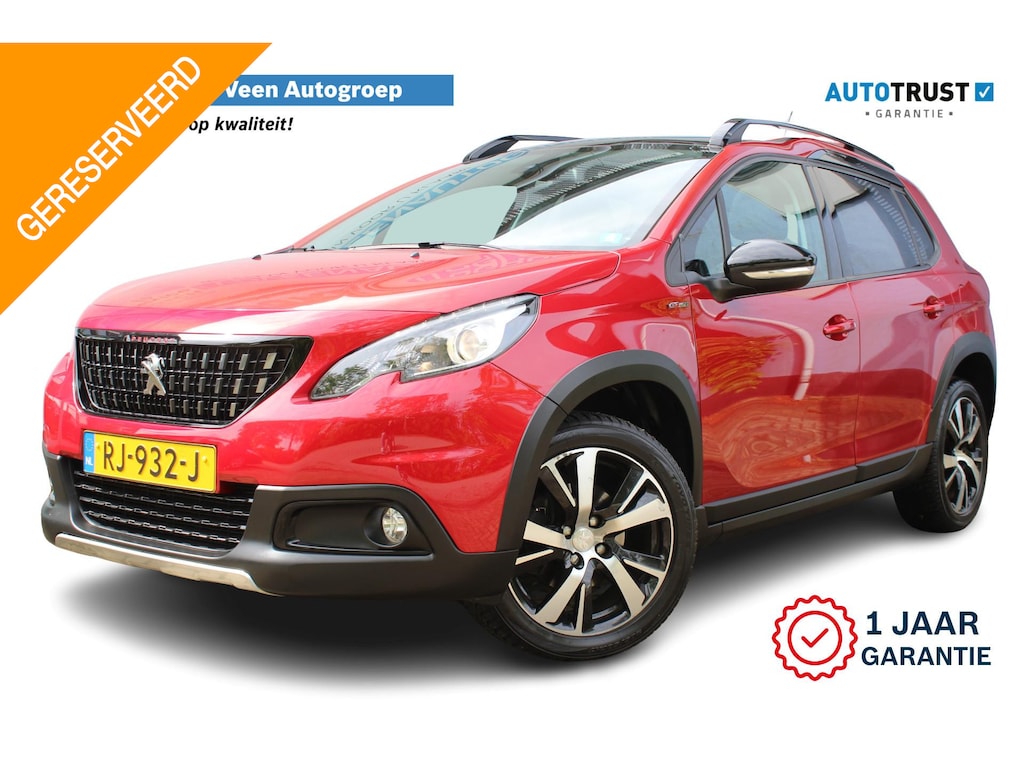 Peugeot 2008 1.2 PureTech GT-line | Incl. 12 maanden Garantie | Panorama dak | Trekhaak | Achteruitrijcamera | Cruise controle | Parkeersensoren | Apple CarPlay/Android Auto | Navigatie | Climate controle | DAB Radio | Origineel NL Auto | NAP |