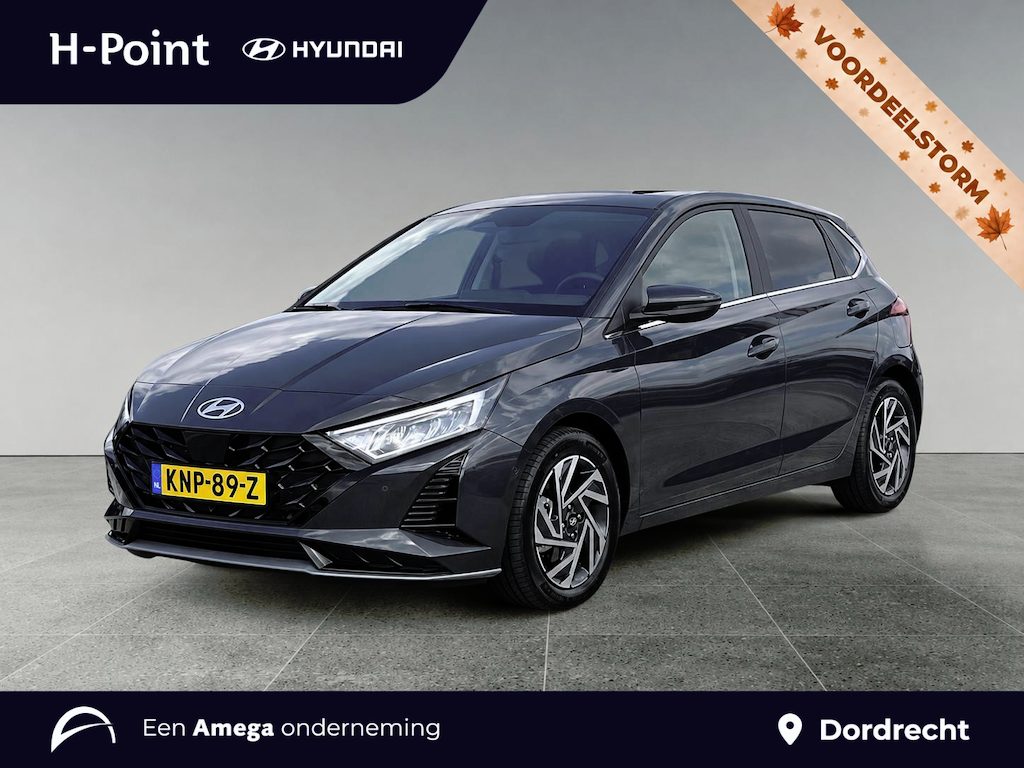 Hyundai i20 Premium Sky 1.0 T-GDI 100pk | SCHUIF/KANTELDAK  | 16'' BI-COLOR LM-VELGEN | KEYLESS ENTRY | APPLE CARPLAY / ANDROID AUTO | NAVI PRO |