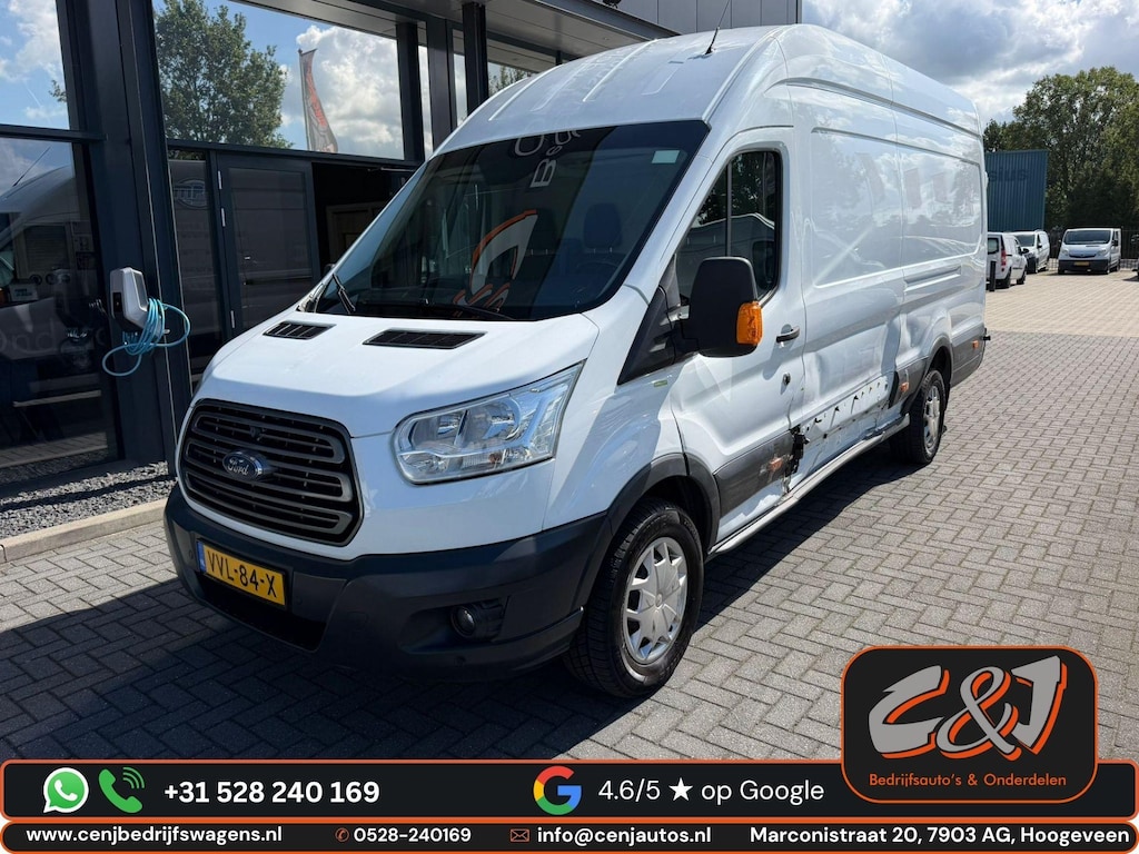 Ford Transit 350 2.0 TDCI L3H2 Trend RWD rondom schade l airco l cruise l MARGE