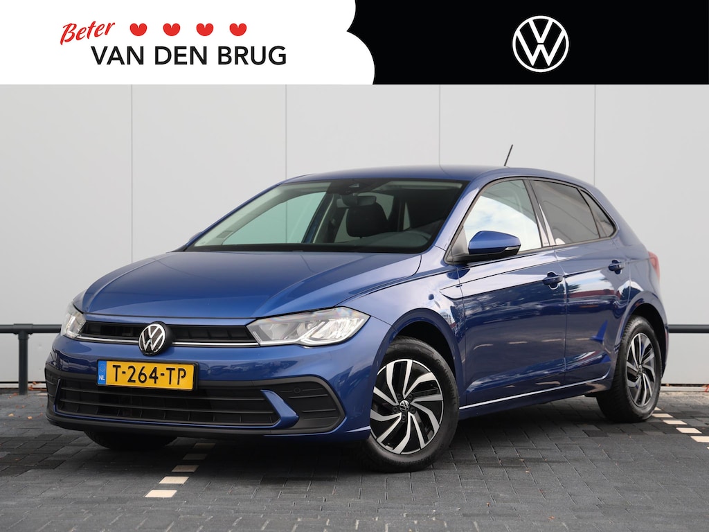 Volkswagen Polo 1.0 TSI Life Business 95pk | Dealer onderhouden | LED | Stoelverwarming | Navigatie | Cruise control | Climate control | Draadloze telefoonlader | App-Connect | Lichtmetalen velgen |