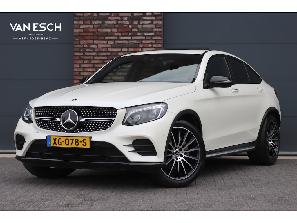 Mercedes-Benz GLC Coupe 300 4MATIC AMG Line | Luchtvering | Burmester | Distronic+ | Standkachel | HUD | Schuifdak | Trekhaak | Led Intelligent Light | Surround Camera | Keyless Go |