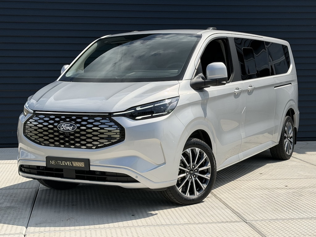 Ford Transit Custom Tourneo e-Transit 340 L2H1 Titanium 65 kWh | 360 Camera | Leder | 8 -persoons | prijs ex BTW