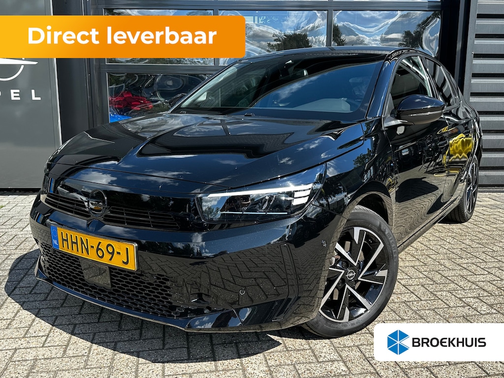 Opel Corsa 1.2 Turbo 100 PK GS | CLIMATE CONTROL| DODEHOEK DETECTIE| KEYLESS ENTRY & START| DRAADLOZE TELEFOONLADER| LED| NAVIGATIE + APPLE CARPLAY/ANDROID AUTO| CAMERA + PARKEERSENSOREN| BROEKHUIS ONDERHOUDEN|