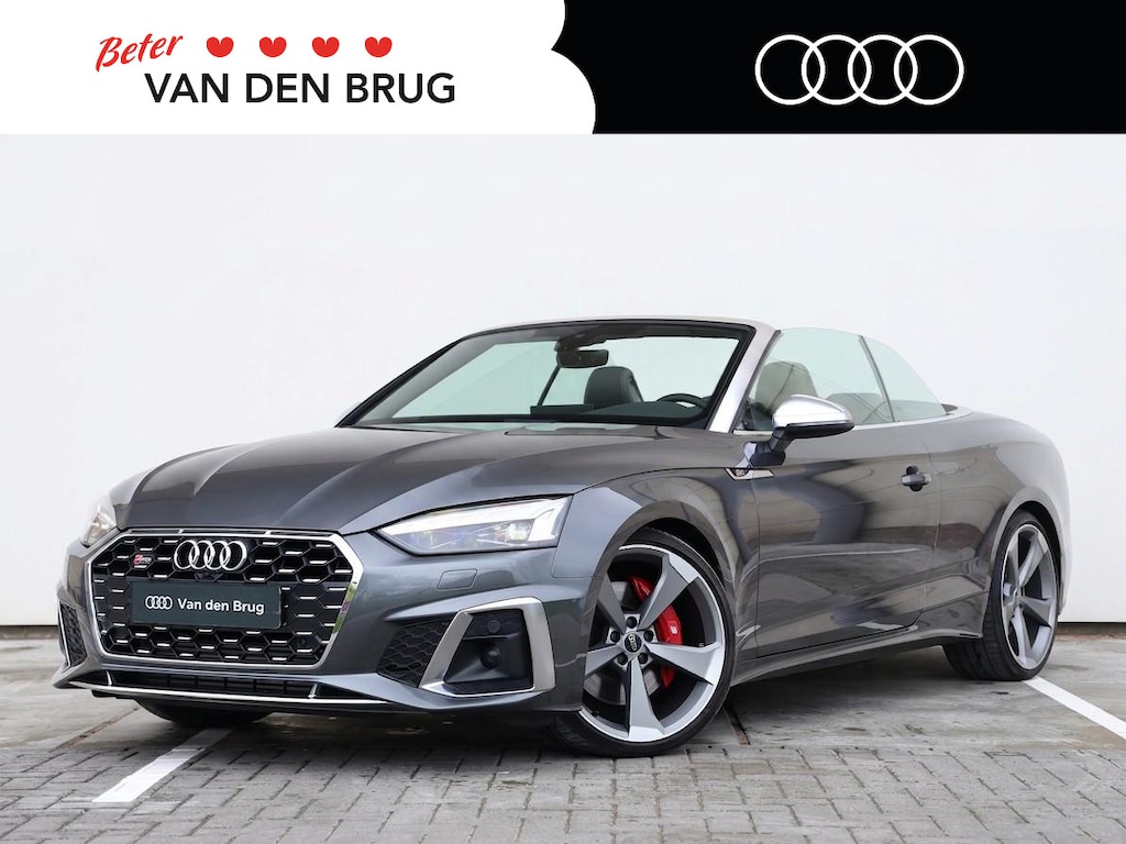 Audi S5 Cabriolet 3.0 TFSI 354 pk quattro | Matrix-Laser LED | B&O | Massage | RS- sportstoelen | Elektr. stoelen + memory | 360° camera | Apple Carplay | Adaptieve Cruise | 20'' velgen |