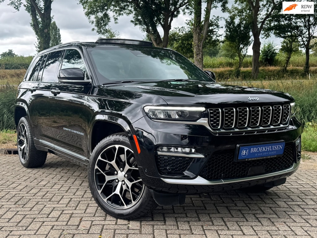 Jeep Grand Cherokee 2.0 Summit Reserve Plug in Hybrid 4xe 380pk Luchtvering / Massage Stoelen / Nightvision