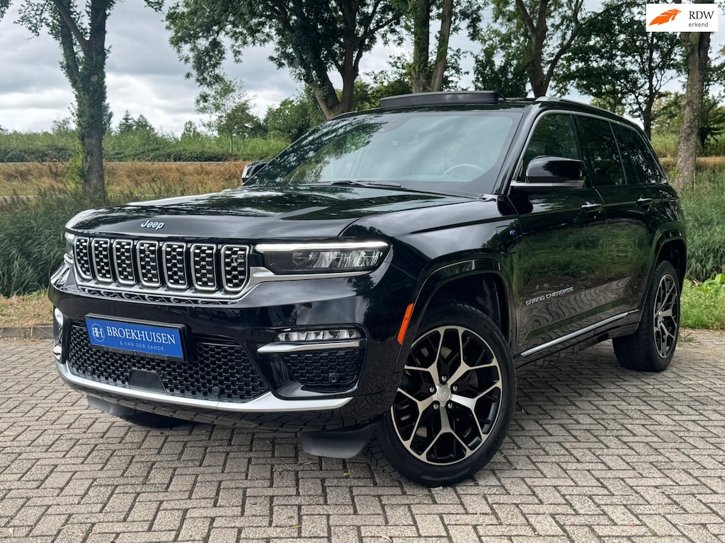 Jeep Grand Cherokee 2.0 Summit Reserve Plug in Hybirde 4xe 380pk Luchtvering / Nightvision /Stoelventilatie