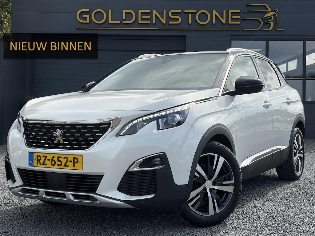 Peugeot 3008 1.2 PureTech Allure ✓1e Eigenaar✓D-riem vv 2024✓360° Camera✓Navi✓Trekhaak✓Carplay✓131pk✓Dealer Onderhouden✓Keyless✓Memory stoelen✓Halfleder✓Pdc V+A✓Stoelverw✓Dodehoeksensor✓17''Lm velgen✓N.A.P✓Apk tot 03-2027