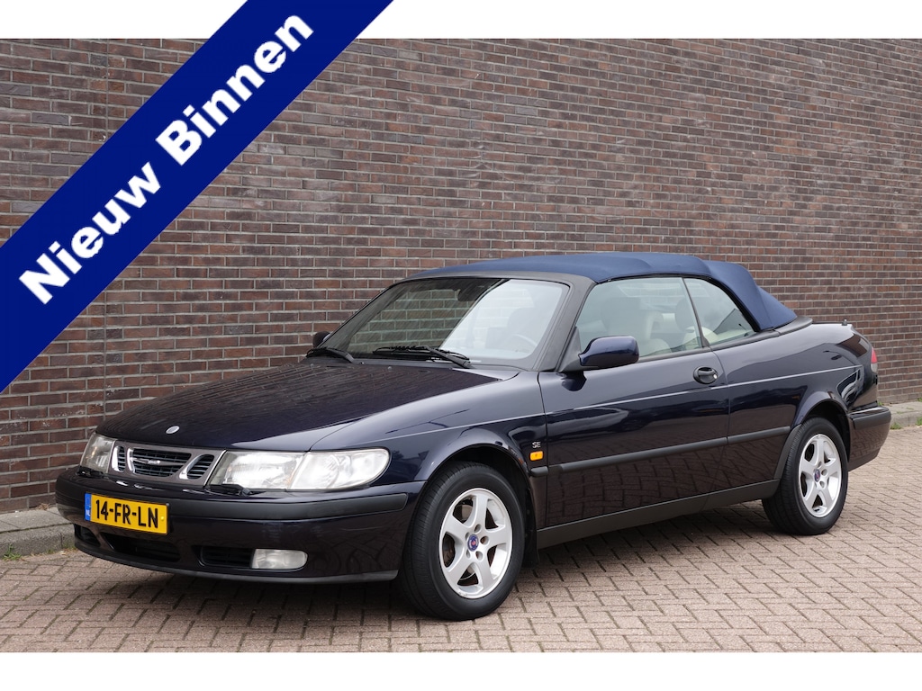 Saab 9-3 Cabrio, ijskoude airco, keurige auto met de juiste opties 2.0t S