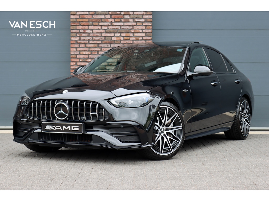 Mercedes-Benz C-klasse AMG 43 4MATIC | 408pk | Achterasbesturing | Distronic+ | Carbon | Panoramadak | Sportpakket | HUD | Surround Camera | Digital Light | Burmester |  Luchtkwaliteitspakket |