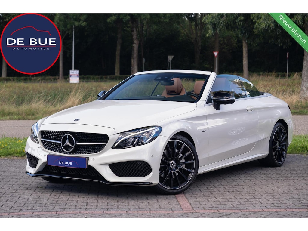 Mercedes-Benz C-klasse Cabrio Night AMG 9G|Org NL NAP|2e Eig|UNIEK|360°Camera|Airscarf|Dealer onderhouden