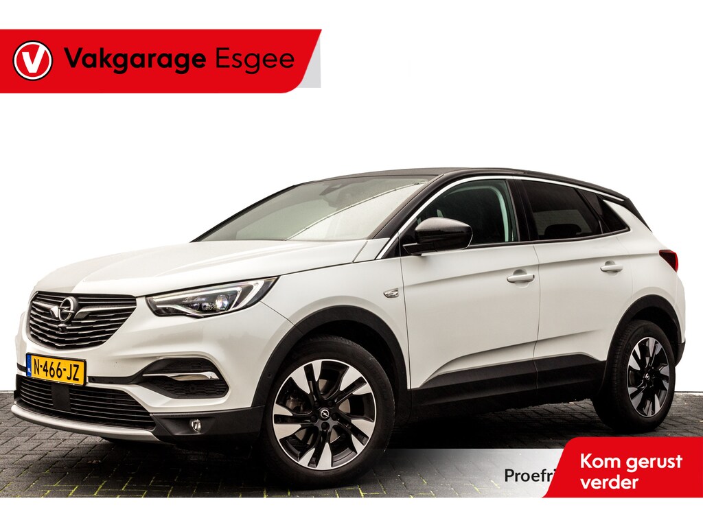 Opel Grandland X 1.2 131 PK Turbo Business Elegance | Ned Auto | Automaat | Ned Auto | Two-Tone lak | 53 DKM | | Clima | Cruise | Parkeercamera | Telefoonlader | Pdc V/A | Comfortstoel(en) | Dab Audio |