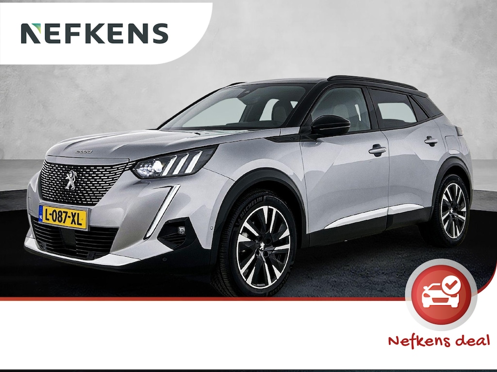 Peugeot e-2008 EV 136pk GT Pack 50 kWh Automaat | 1ste Eigenaar | Stoelverwarming | Navigatie | Climate Control | Adaptieve Cruise Control | Camera | 18"LMV | LED | Keyless Entry/Start | Apple Carplay/Android Auto |