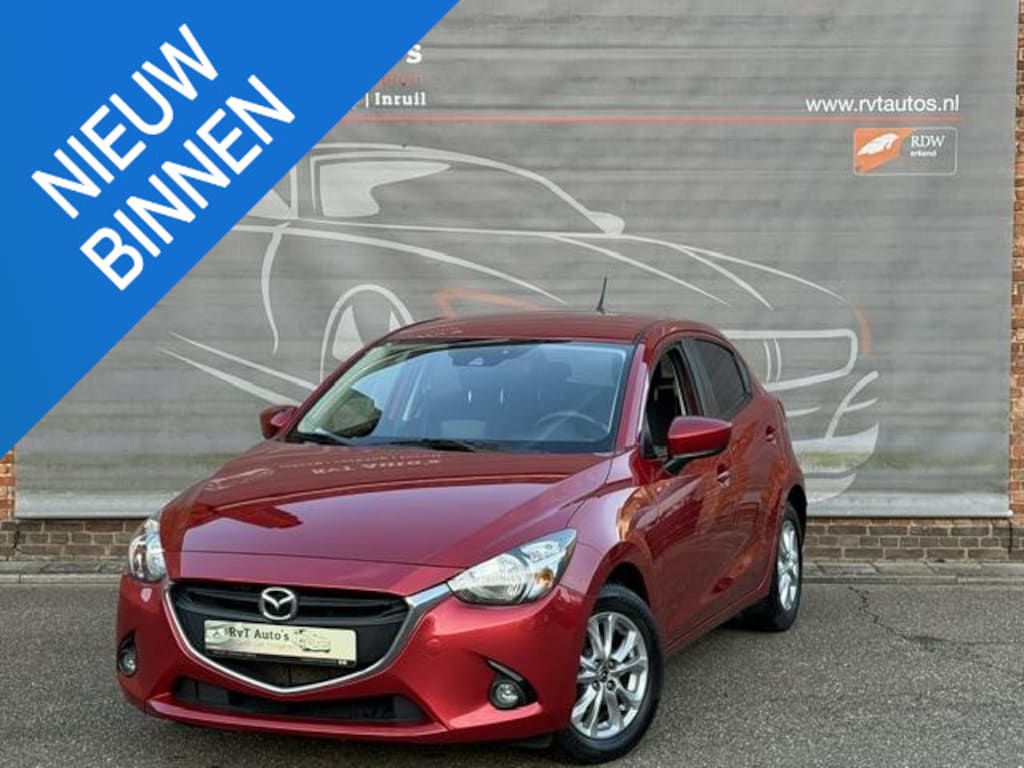Mazda 2 1.5 Skyactiv-G S Navi,Stoelverwarming,Parksensoren,Cruisecontrol,Airco,Garantie