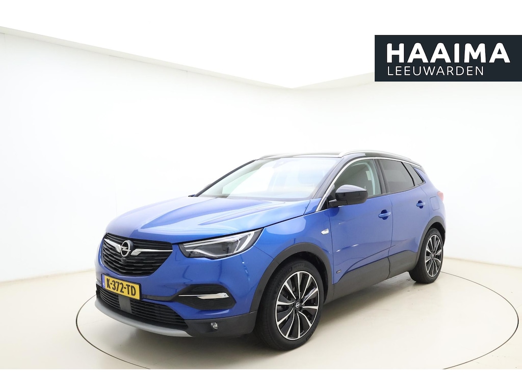 Opel Grandland X 1.6 Turbo Hybrid Elegance Automaat | Lederen bekleding | Stoelverwarming en ventilatie | Electrische achterklep | Keyless | Navigatie | DAB radio