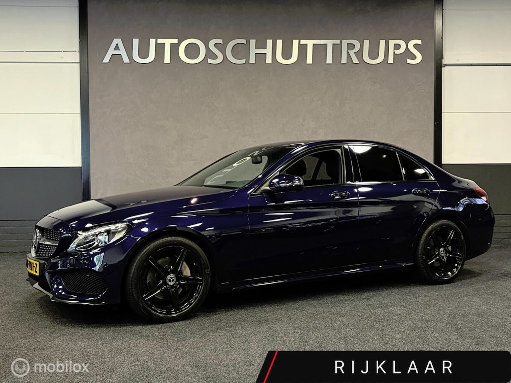 Mercedes-Benz C-klasse 180 AMG Sport Edition LED / NAP / LEDER / STOELVERW. / SUPER ONDERHOUDEN /