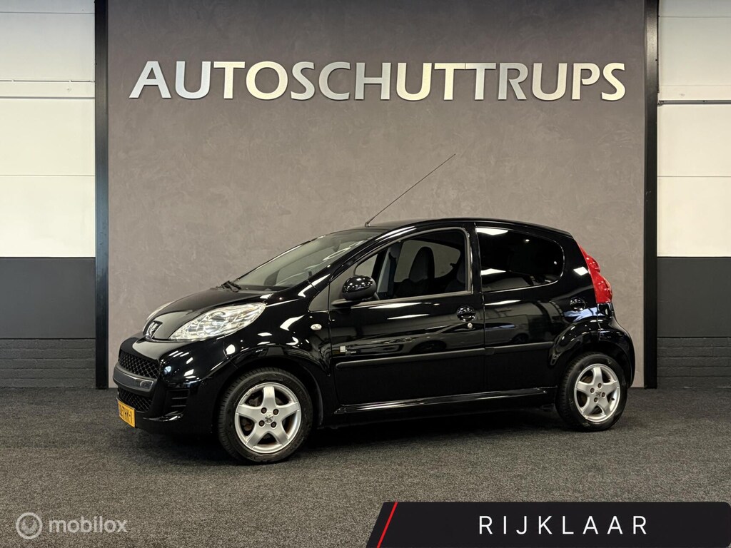 Peugeot 107 1.0-12V Black & Silver 5 DEURS / AIRCO / LMV / GOED ONDERHOUDEN / ELEK.PAKKET /