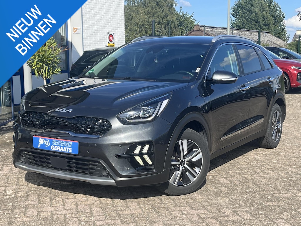 Kia Niro Hybrid 1.6 GDi PHEV DynamicPlusLine | 10 jaar garantie, Stoelventilatie, Elektr. Stoel, Dodehoekdetectie, Leder, Keyless, LED, Dealer onderhouden, 1300 kg trekgewicht!