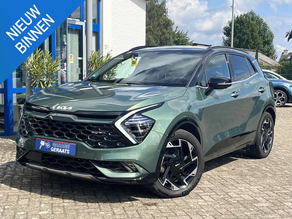 Kia Sportage 1.6 T-GDi Plug-in Hybrid AWD GT-PlusLine | 10 jaar garantie, Stoelventilatie, Elektr. stoel met geheugen, Dealer onderhouden, 1e eigenaar, Leder, 1350 trekgewicht!