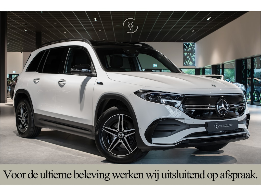 Mercedes-Benz EQB 300 4MATIC AMG 67 kWh 7-persoons|Night|Keyless|Verw-stln|Cruise|360°|Panorama|HUD|Sfeer|Nieuwprijs €74.626