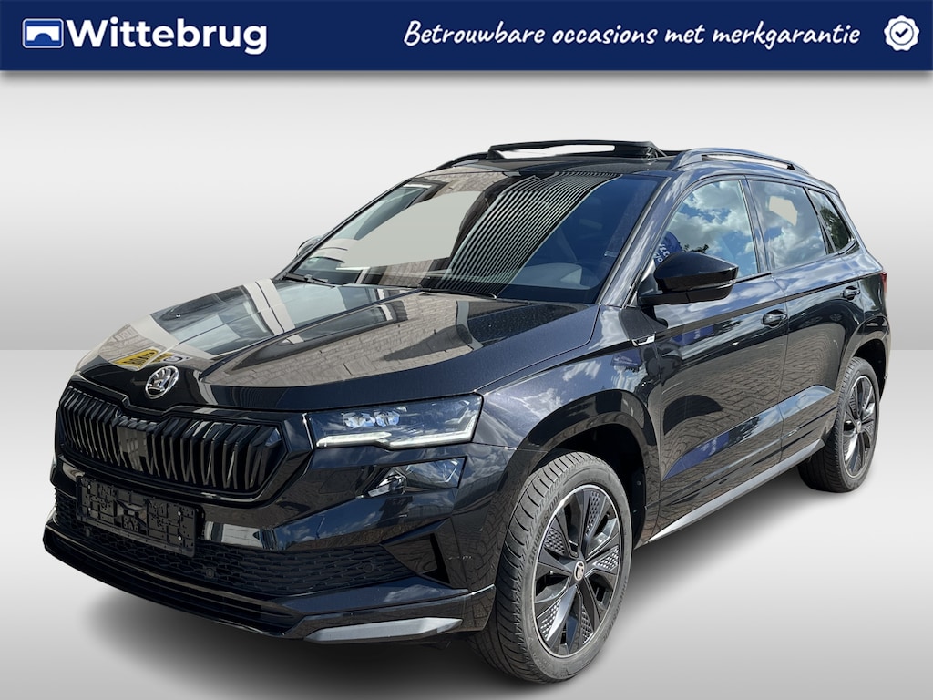 Skoda Karoq 1.5 TSI ACT Sportline Business / AUTOMAAT/ PANO/ CRUISE/ DIGITAL DASH/ NAVI/ SMARTLINK/ STOELVERWARMING/ KEYLESS