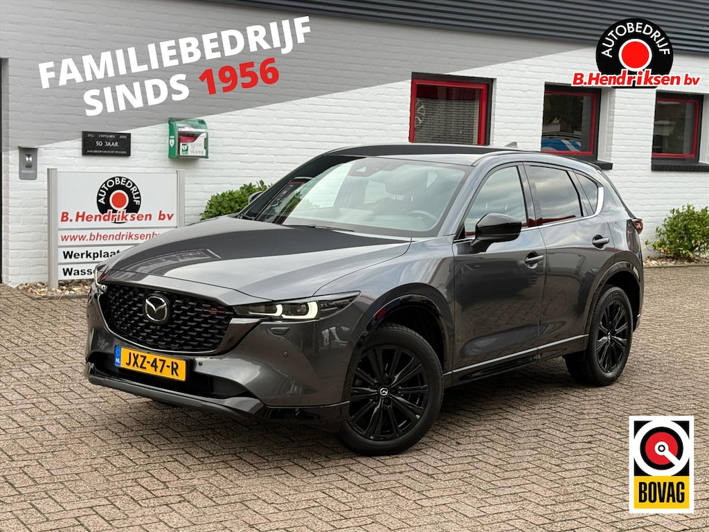 Mazda CX-5 2.0 SKYACTIV-G 165pk Hybrid Aut Homura/ Apple Carplay/ Bose sound/ Stoel + stuur verwarming/ Keyless entry/ Head up display/ Zeer nette auto