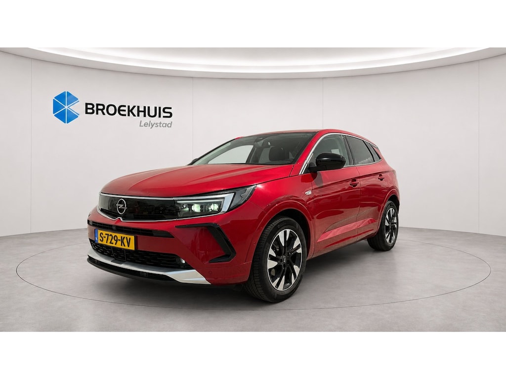 Opel Grandland 1.2 TURBO 130PK LEVEL 3 ELEGANCE / NAVI / LEDER / CLIMA / LED / PDC / AGR / 18" LMV / CAMERA / AFN. TREKHAAK / BLUETOOTH / CRUISECONTROL / 1E EIGENAAR / NIEUWSTAAT !!