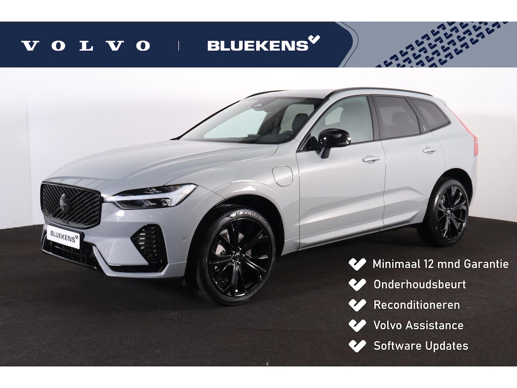 Volvo XC60 T6 Recharge AWD Plus Black Edition - Panorama/schuifdak - IntelliSafe Assist & Surround - 360º Camera - Harman/Kardon audio - Verwarmde voorstoelen, stuur & achterbank - Parkeersensoren voor & achter - Elektr. bedienb. voorstoelen met geheugen - Head up display - Draadloze tel. lader - Extra getint glas - 21' LMV