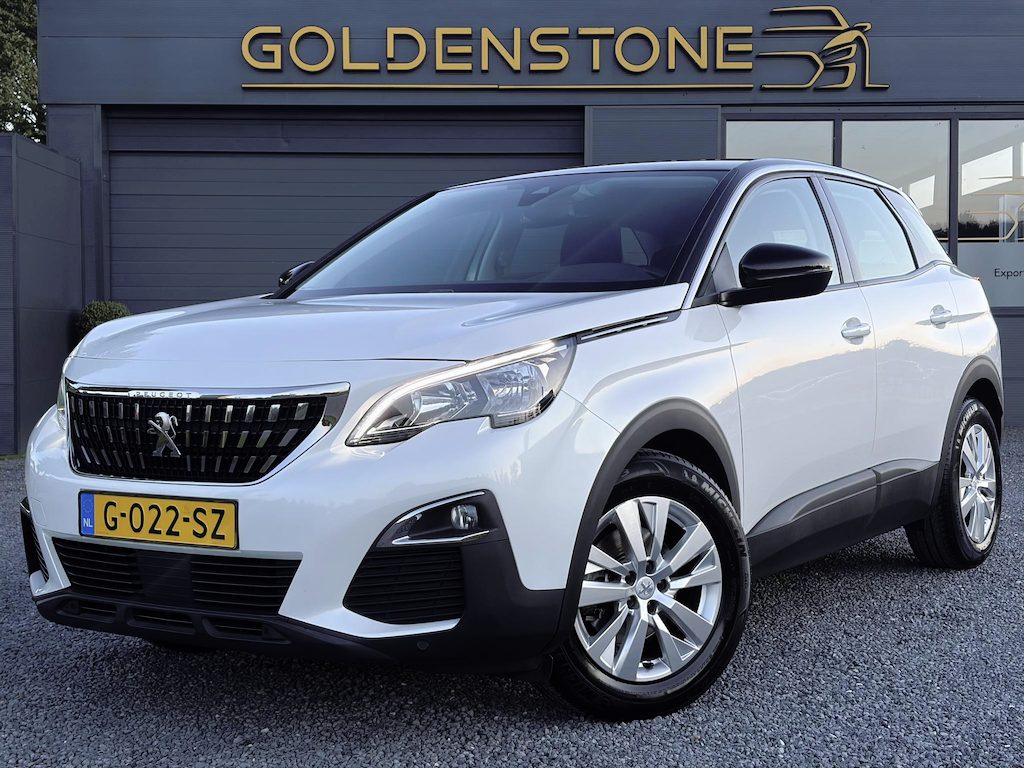 Peugeot 3008 1.2 PureTech Active ✓D-riem vv in 2023✓360° Camera✓Carplay✓Navi✓131pk✓Clima✓Cruise✓Trekhaak✓Dealer Onderhouden✓Bj 11-2019✓Lm velgen✓6 Bak✓Pdc✓N.A.P✓Apk tot 06-2027