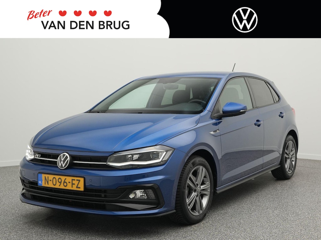 Volkswagen Polo R-line 1.0 TSI 95 PK Highline Automaat | LED | Navigatie | Climate Control | Adaptieve Cruise Control | Parkeersensoren Voor & Achter | 16" |