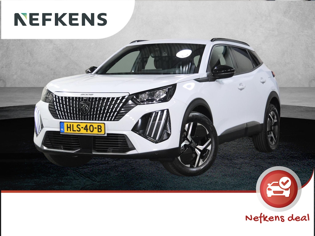 Peugeot 2008 SUV Allure Hybrid 145pk Automaat | Navigatie | 360° Camera | Climate Control | Adaptieve Cruise Control | Parkeersensoren v+a | Keyless | Dodehoeksensor | Draadloze Apple Carplay / Android Auto + telefoonlader | Digitaal instrumentenpaneel | DAB+ radio | Led koplampen | Donker getint glas | 17" lichtmetalen velgen |
