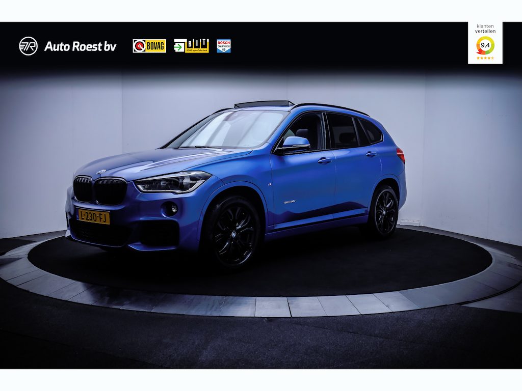 BMW X1 18iA M-Sport High Executive PANO | FULL LED | STOELVERW | NAVI | AFN TREKHAAK | CRUISE | CLIMA | PDC V+A | LMV 18''