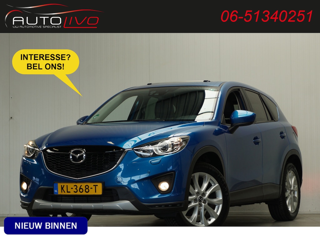 Mazda CX-5 2.2D HP GT-M 4WD 175 PK! AUTOMAAT! LEER BOSE DAKJE CAMERA NAVI CLIMA TREKHAAK etc.