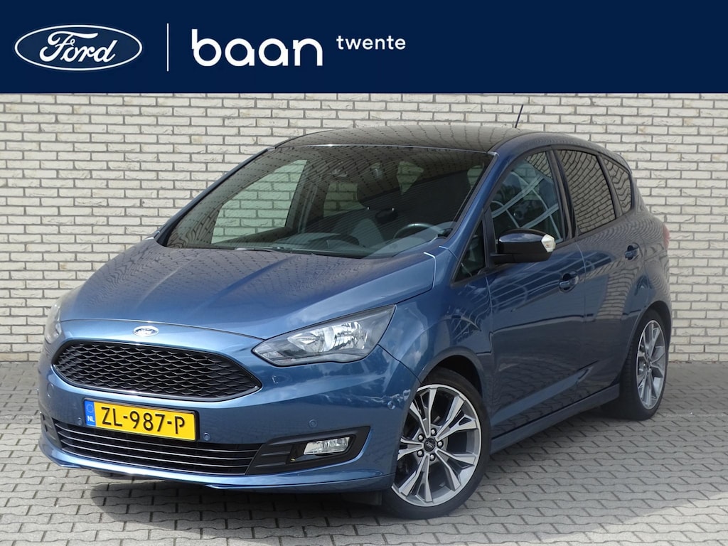 Ford C-Max 1.0 Turbo 125pk Sport | 18 inch | zwart dak en spiegels | trekhaak | cruise. | dealer onderhouden | camera |