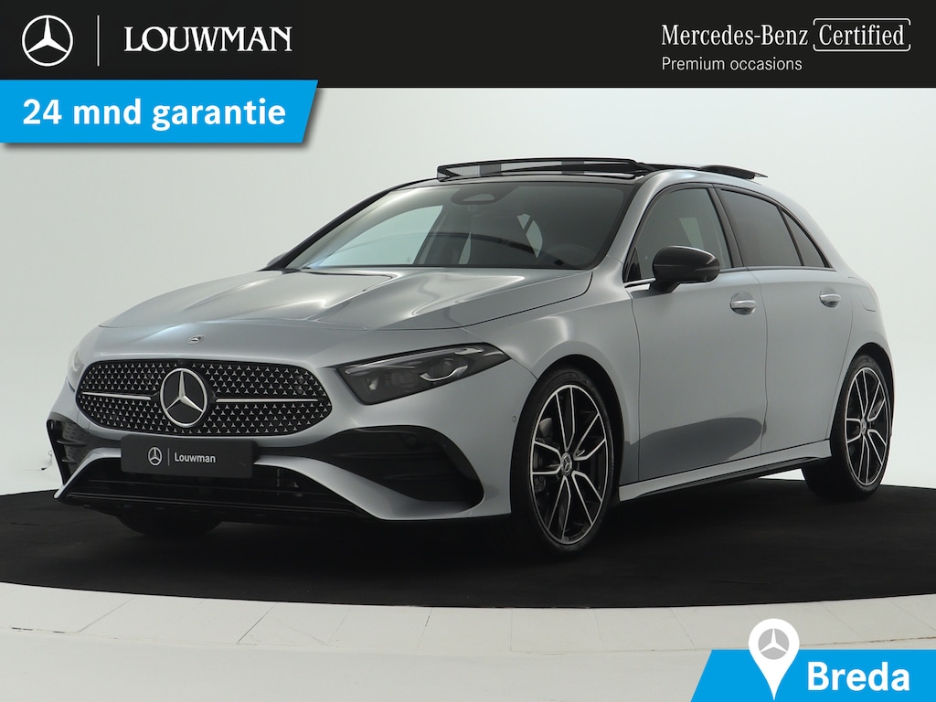 Mercedes-Benz A-klasse 180 Business Solution AMG | Panoramadak | 360° camera | Head-up display | Elektrische Stoelen | Inclusief 24 maanden MB Certified garantie voor Europa.