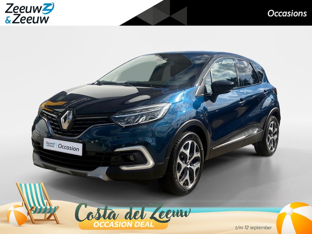 Renault Captur 120PK TCe Intens Automaat | Trekhaak | Navi | Climate Control | Cruise Control | Lichtmetalen Velgen | Bluetooth | Full LED | USB | All Season Banden | Keyless | Armsteun |