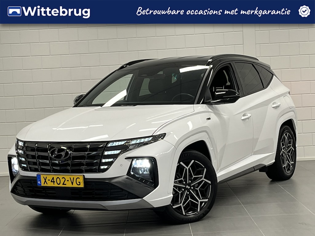 Hyundai Tucson 1.6 T-GDI PHEV N Line 4WD TREKHAAK | TWO TONE | NAVIGATIE | PARKEERCAMERA | SPORTIEF!