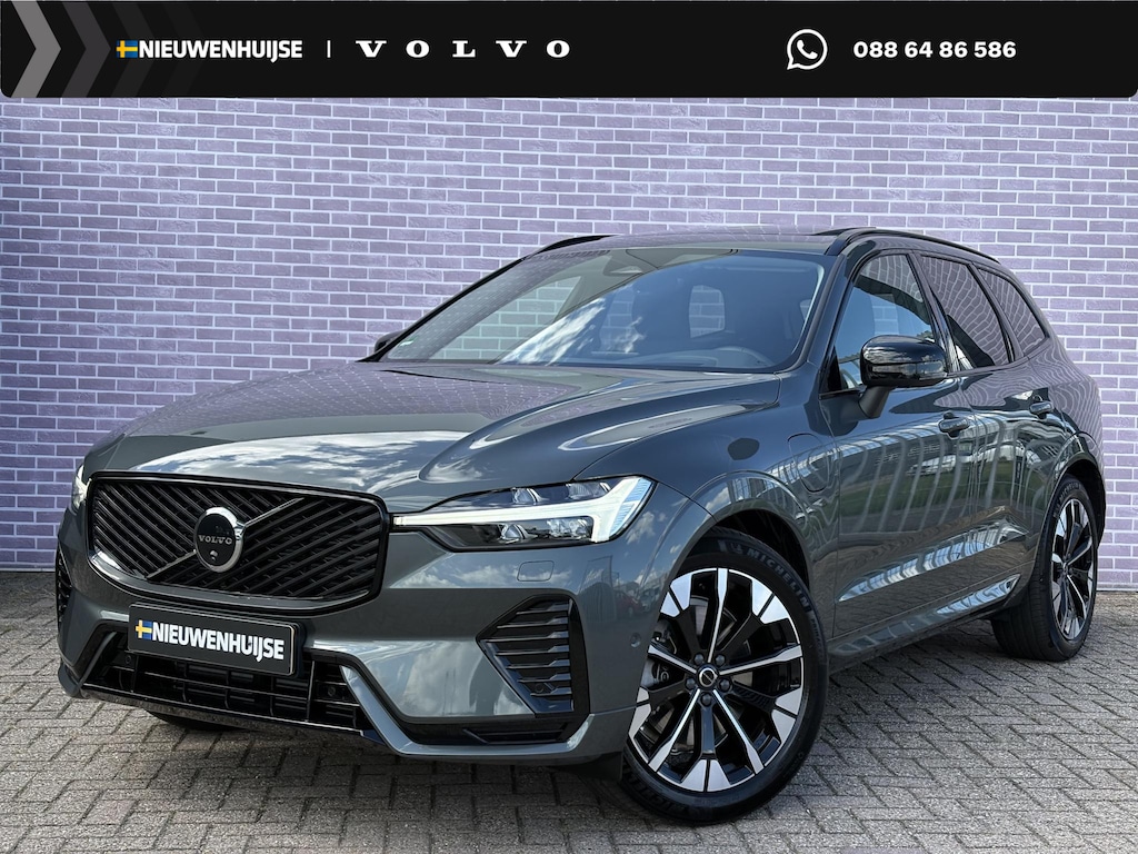Volvo XC60 2.0 T6 Plug-in hybrid AWD Ultra Dark | Trekhaak 2.250 kg | Luchtvering | Harman Kardon Audio | Head-up Display | 360 Graden Camera | Panoramadak | Stoelverwarming voor en achter | Keyless Entry | Elektrische Achterklep | Elektrisch Verstelbare Voorstoelen | Cruise Control Adaptief | BLIS | Google Navigatie | Apple Carplay | Android Auto