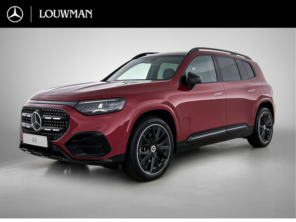 Mercedes-Benz GLB 180 Business Solution AMG 7p. | Premium pakket | Nightpakket | Vast panoramadak | Verstelbare demping | 20” multispaaks lichtmetalen AMG-velgen | GUARD 360° | Massage functie |