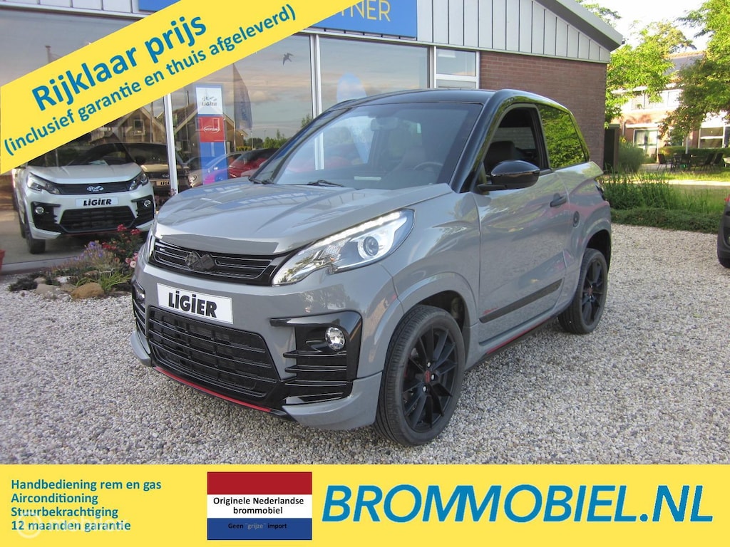 Ligier JS60 DCi Ultimate handbediening rem en gas brommobiel