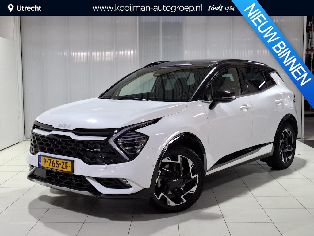 Kia Sportage 1.6 T-GDi Plug-in Hybrid AWD GT-PlusLine ,Trekhaak, NL Auto, Schuif kantel dak, Stoel en Stuur verwarming, Apple Carplay/Android Auto.