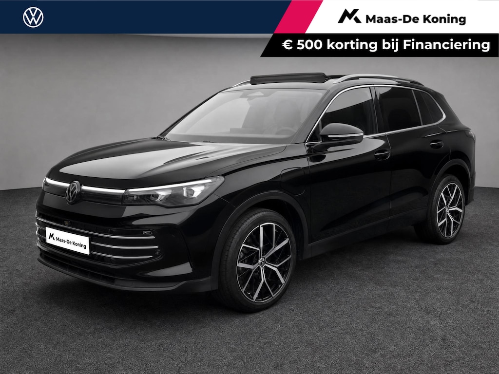 Volkswagen Tiguan 1.5eHybrid 150kW/204PK Elegance · Leder · Panoramadak · Trekhaak · 360°Camera · Garantie t/m 08-09-2030 of 100000km.