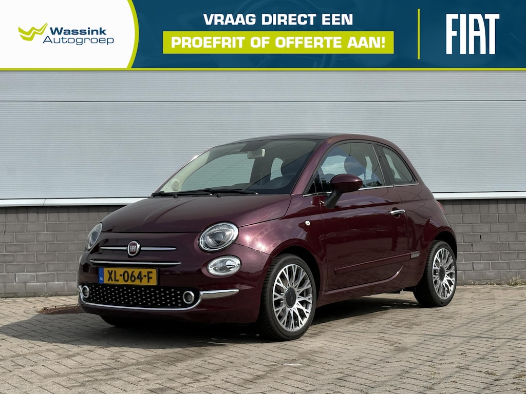 Fiat 500 0.9 TwinAir Turbo Collezione | Parkeersensoren | Panorama Dak | Airco | Stuurwielbediening |