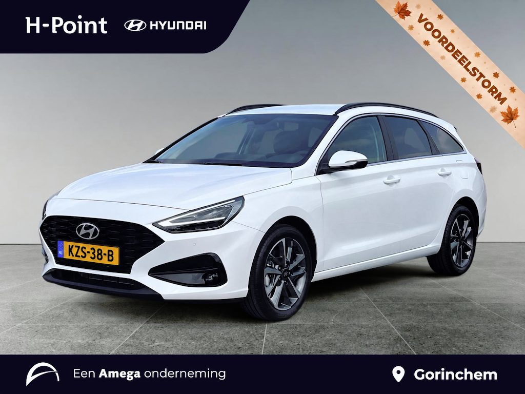 Hyundai i30 Wagon Premium 1.6 T-GDi 150pk Automaat | LEDER | ELEK. VERSTELBARE STOELEN | CAMERA | APPLE CARPLAY / ANDROID AUTO | ADAPTIVE CRUISE | STOEL + STUURVERW. |